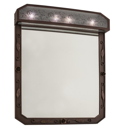 2nd Ave Lighting Arabesque 30" Lighted Vanity Mirror in Delta Frost Finish