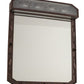 2nd Ave Lighting Arabesque 30" Lighted Vanity Mirror in Delta Frost Finish