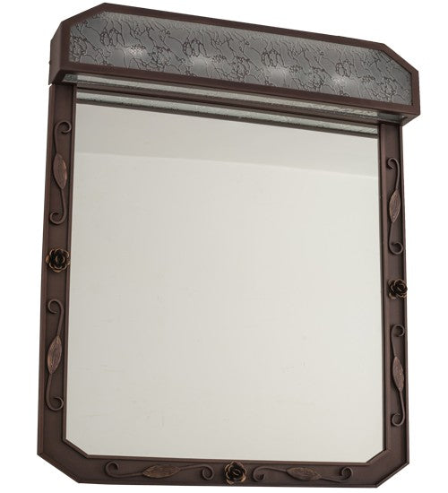 2nd Ave Lighting Arabesque 30" Lighted Vanity Mirror in Delta Frost Finish