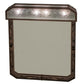 2nd Ave Lighting Arabesque 30" Lighted Vanity Mirror in Delta Frost Finish