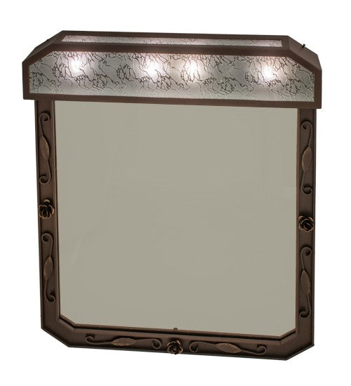 2nd Ave Lighting Arabesque 30" Lighted Vanity Mirror in Delta Frost Finish