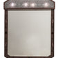 2nd Ave Lighting Arabesque 30" Lighted Vanity Mirror in Delta Frost Finish