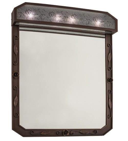 2nd Ave Lighting Arabesque 30" Lighted Vanity Mirror in Delta Frost Finish