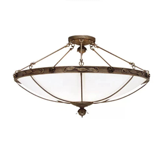 2nd Ave Lighting Arabesque 48" 8-Light E26 Base Whitestone Idalight Antiquity Semi-Flushmount Light