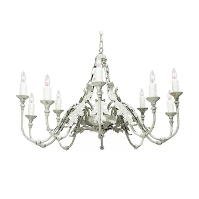 2nd Ave Lighting Arbor 42" 10-Faux Candle Light Chandelier