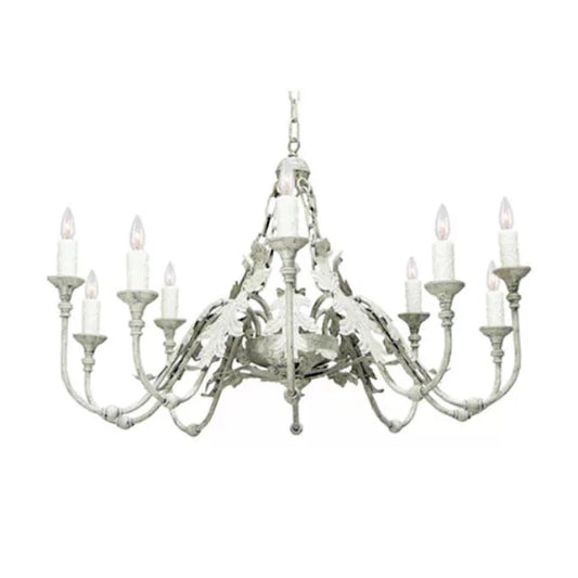 2nd Ave Lighting Arbor 42" 10-Faux Candle Light Chandelier