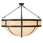 2nd Ave Lighting Arco 48" Semi-Flushmount in Timeless Bronze Finish