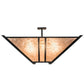 2nd Ave Lighting Arta 48" Square Pendant in Chestnut Finish