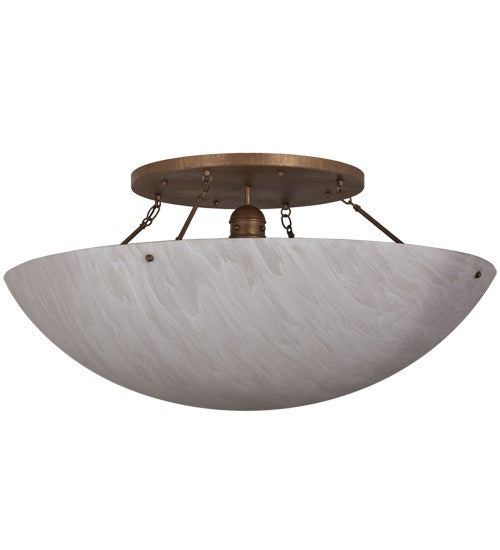 2nd Ave Lighting Artesia 42" Semi-Flushmount in Cortez Gold Finish