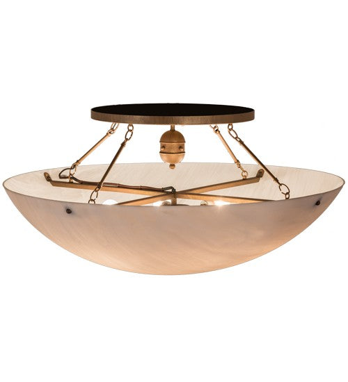 2nd Ave Lighting Artesia 42" Semi-Flushmount in Cortez Gold Finish