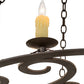 2nd Ave Lighting Ashley 42" Wide 8 Light Chandelier in Gilded Tobacco Finish