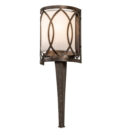 2nd Ave Lighting Ashville 6" Wide Wall Sconce in Gilded Tobacco Finish