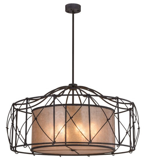 2nd Ave Lighting Aspen 48" Wide Pendant in Antique Iron Gate Finish