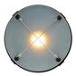 2nd Ave Lighting Atlantis 18" 1-Light E26 Base Contrail Mist Idalight Lens Antique Brass Pendant
