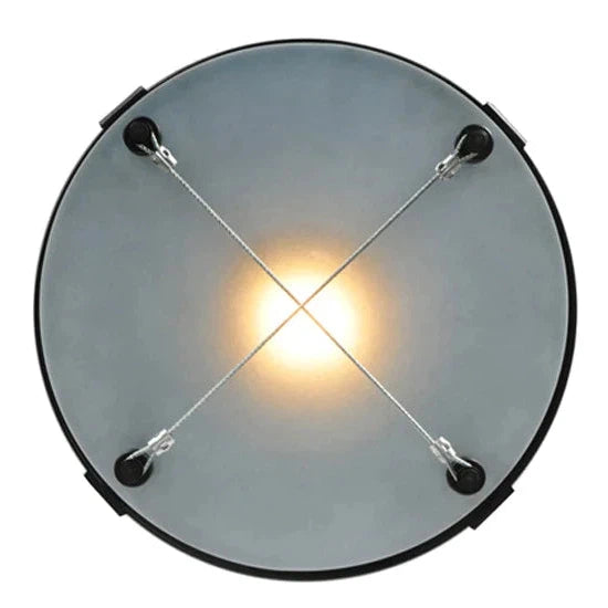 2nd Ave Lighting Atlantis 18" 1-Light E26 Base Contrail Mist Idalight Lens Antique Brass Pendant