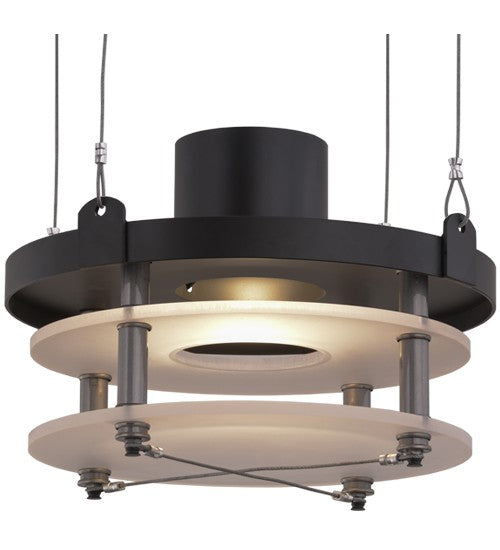 2nd Ave Lighting Atlantis 18" Wide Pendant in Antique Brass Finish