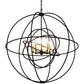 2nd Ave Lighting Atom Enerjisi 43" WIde 8 LT Chandelier in Midnight Finish