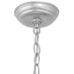 2nd Ave Lighting Atom Enerjisi 43" Wide 8 Light Chandelier in Nickel Finish