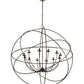 2nd Ave Lighting Atom Enerjisi 54" Wide 12 Light Chandelier in Oil Rubbed Bronze Finish