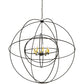 2nd Ave Lighting Atom Enerjisi 60" Wide 8 Light Chandelier in Timeless Bronze Finish