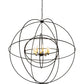 2nd Ave Lighting Atom Enerjisi 60" Wide 8 Light Chandelier in Timeless Bronze Finish