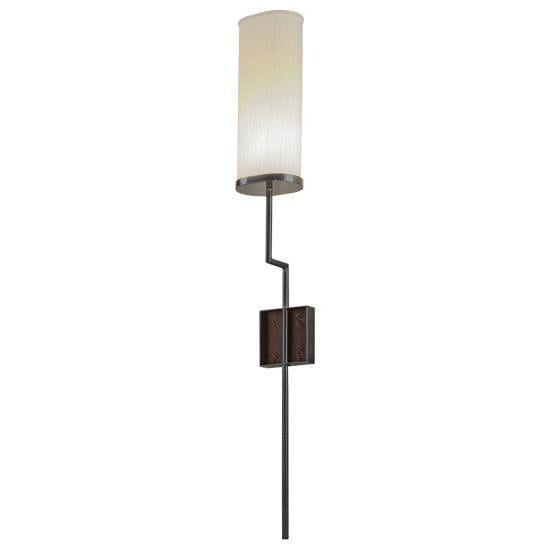 2nd Ave Lighting Ausband 7" Wide Wall Sconce With Black Chrome on Nickel Finish