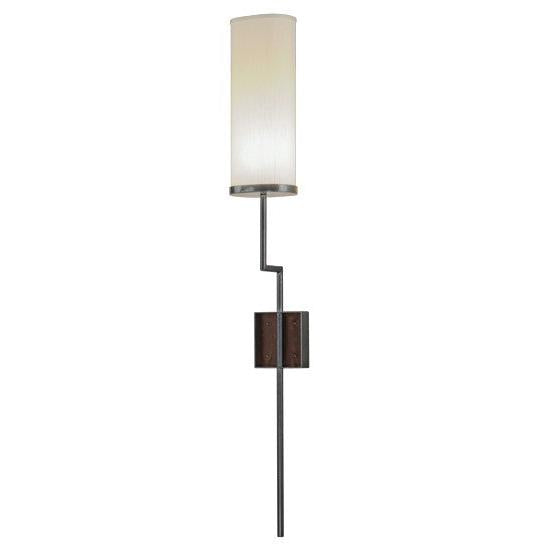 2nd Ave Lighting Ausband 7" Wide Wall Sconce With Black Chrome on Nickel Finish