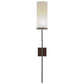 2nd Ave Lighting Ausband 7" Wide Wall Sconce With Black Chrome on Nickel Finish