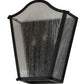 2nd Ave Lighting Austin 12" Wide 3 Light Wall Sconce in Blackwash Finish