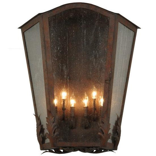 2nd Ave Lighting Austin 26" Wide 6 Light Wall Sconce in Cajun Spice Finish