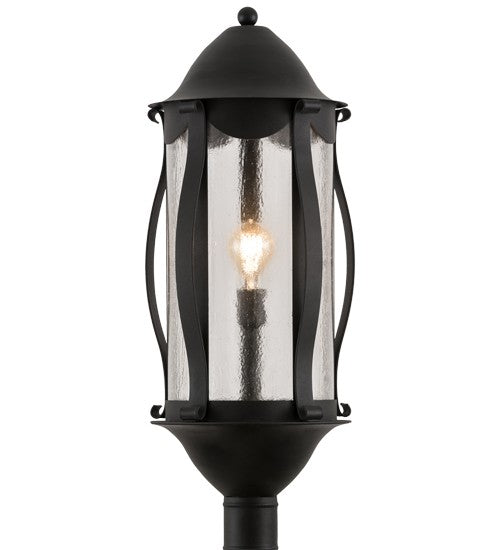 2nd Ave Lighting Auvillar 13" Post Mount in Old Wrought Iron Finish