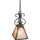 2nd Ave Lighting Ava 7" Mini Pendant in Smoke Finish