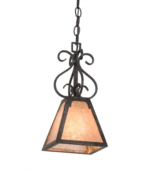 2nd Ave Lighting Ava 7" Mini Pendant in Smoke Finish