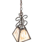 2nd Ave Lighting Ava 7" Square Mini Pendant in Cajun Soice Finish