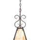 2nd Ave Lighting Ava 7" Square Mini Pendant in Cajun Soice Finish