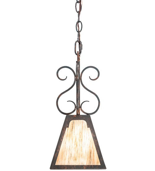2nd Ave Lighting Ava 7" Square Mini Pendant in Cajun Soice Finish