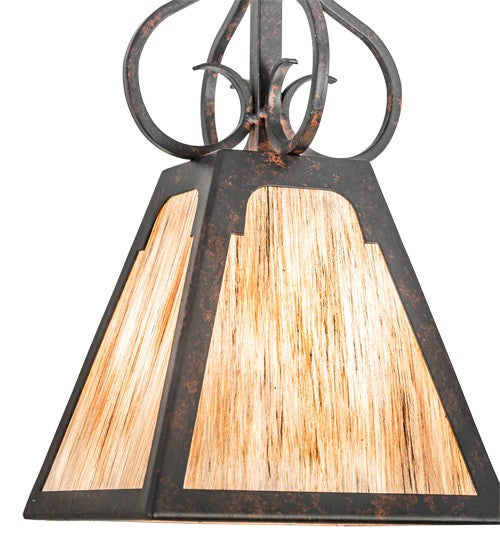 2nd Ave Lighting Ava 7" Square Mini Pendant in Cajun Soice Finish