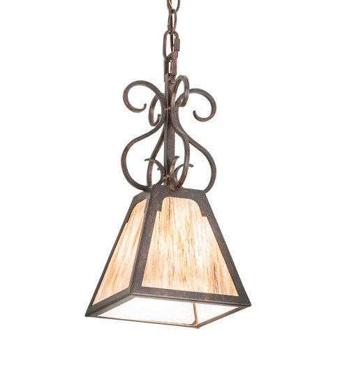 2nd Ave Lighting Ava 7" Square Mini Pendant in Cajun Soice Finish