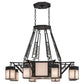 2nd Ave Lighting Azrael 54" Wide 8 LT Chandelier in Antique Iron Gate Finish