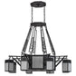 2nd Ave Lighting Azrael 54" Wide 8 LT Chandelier in Antique Iron Gate Finish