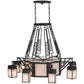 2nd Ave Lighting Azrael 54" Wide 8 LT Chandelier in Antique Iron Gate Finish