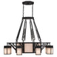 2nd Ave Lighting Azrael 54" Wide 8 LT Chandelier in Antique Iron Gate Finish