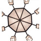 2nd Ave Lighting Azrael 54" Wide 8 LT Chandelier in Antique Iron Gate Finish