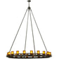 2nd Ave Lighting Barbury 60" 20 LT Chandelier in Timeless Bronze
