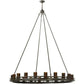 2nd Ave Lighting Barbury 60" 20 LT Chandelier in Timeless Bronze