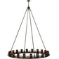 2nd Ave Lighting Barbury 60" 20 LT Chandelier in Timeless Bronze