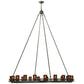 2nd Ave Lighting Barbury 60" 20 LT Chandelier in Timeless Bronze