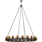 2nd Ave Lighting Barbury 60" 20 LT Chandelier in Timeless Bronze
