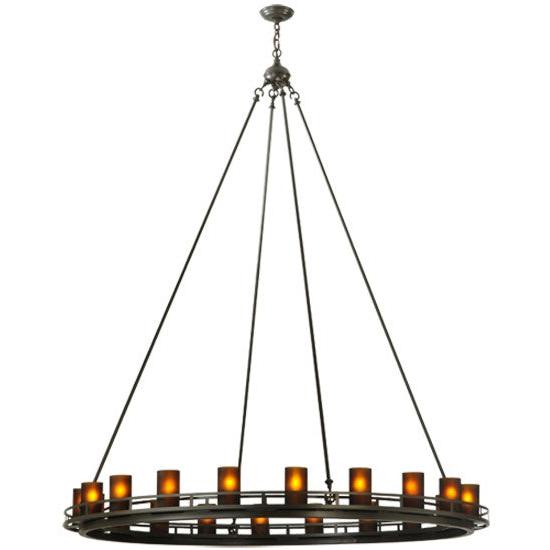 2nd Ave Lighting Barbury 60" 20 LT Chandelier in Timeless Bronze
