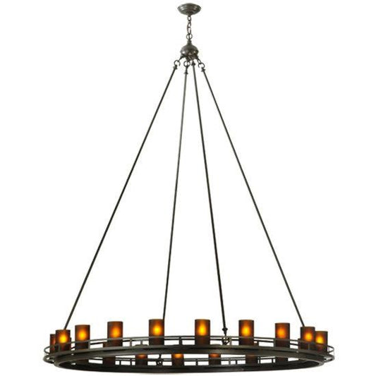 2nd Ave Lighting Barbury 60" 20 LT Chandelier in Timeless Bronze